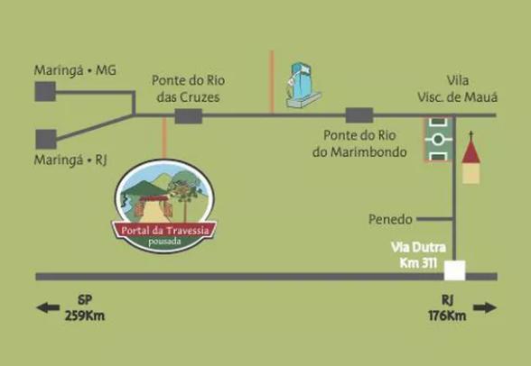 فيسكوندي دي ماوا Pousada Sitio Portal Da Travessia المظهر الخارجي الصورة